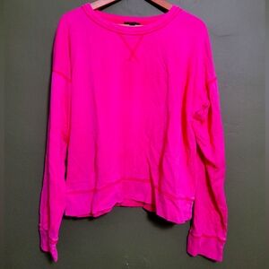 J.Crew Lightweight Pink Sweatshirt – Size Large